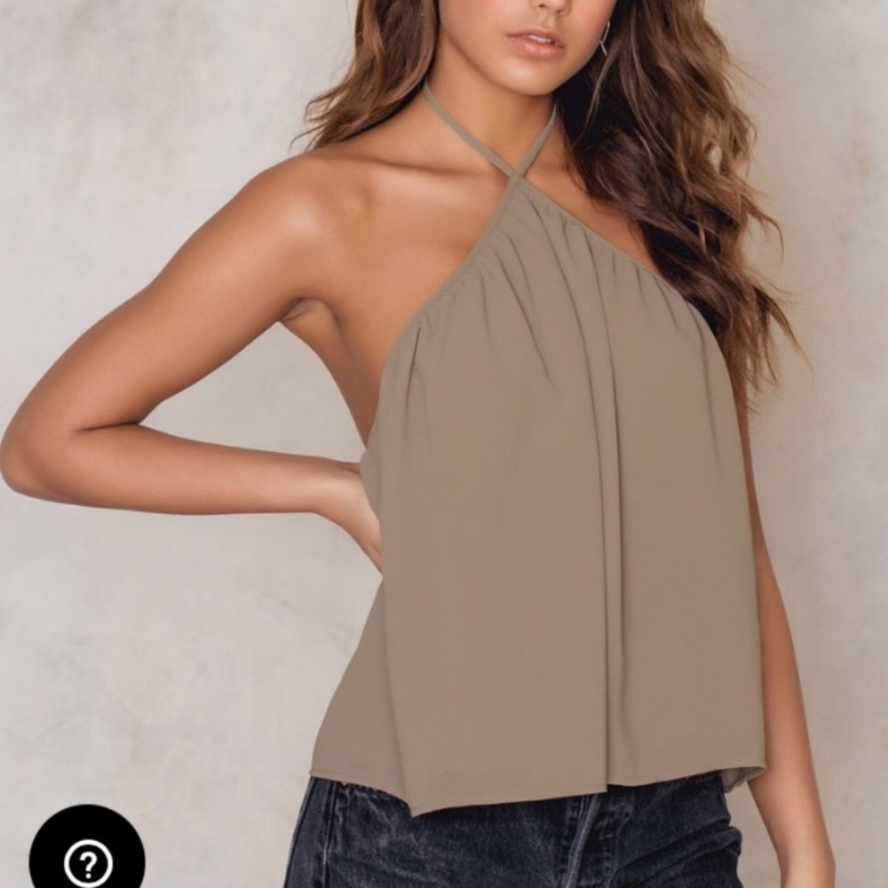 NWT Na-kd halter top